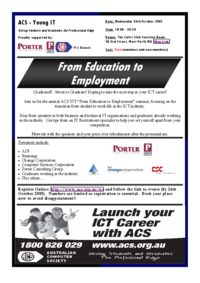 ACS YIT - From Education to Employment Oct 2005.pdf